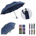 3 Folding Sun Umbrella with Costume Printing/Fashion Auto Open Umbrella with UV Protection